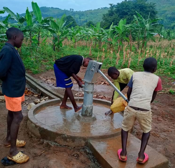 new water supply and pump